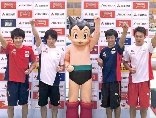 世界体操・トランポリン日本代表選手を商品化！